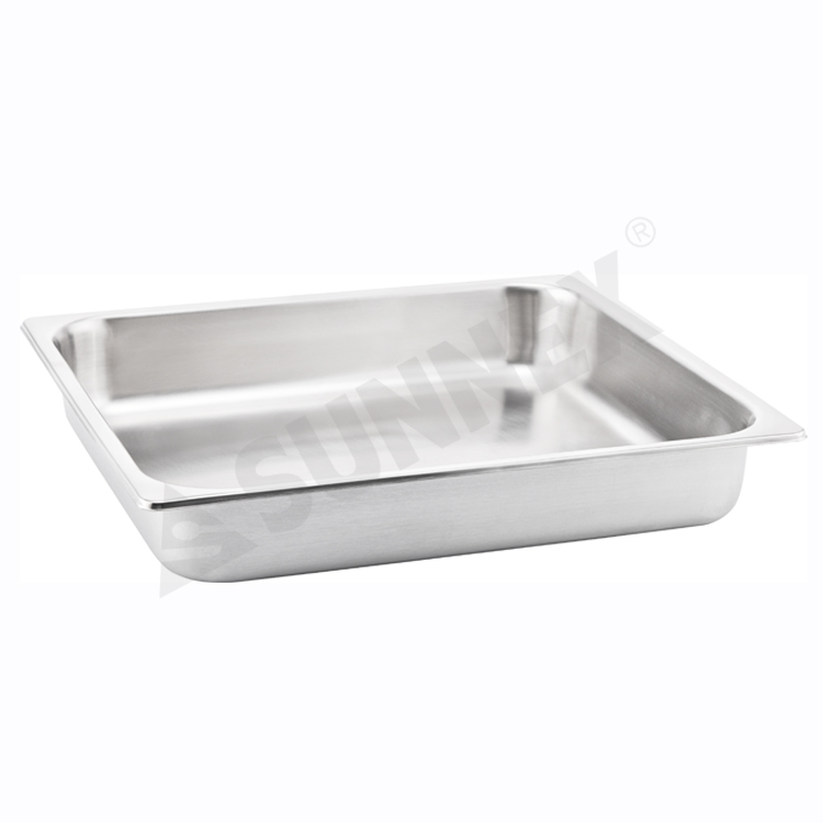 Stainless Steel Anti-Jam Standard Weight Hotel GN Food Pans