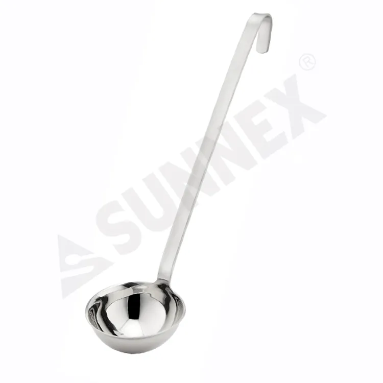 Stainless Steel Kitchen Ladle na May Kumportableng Hawak