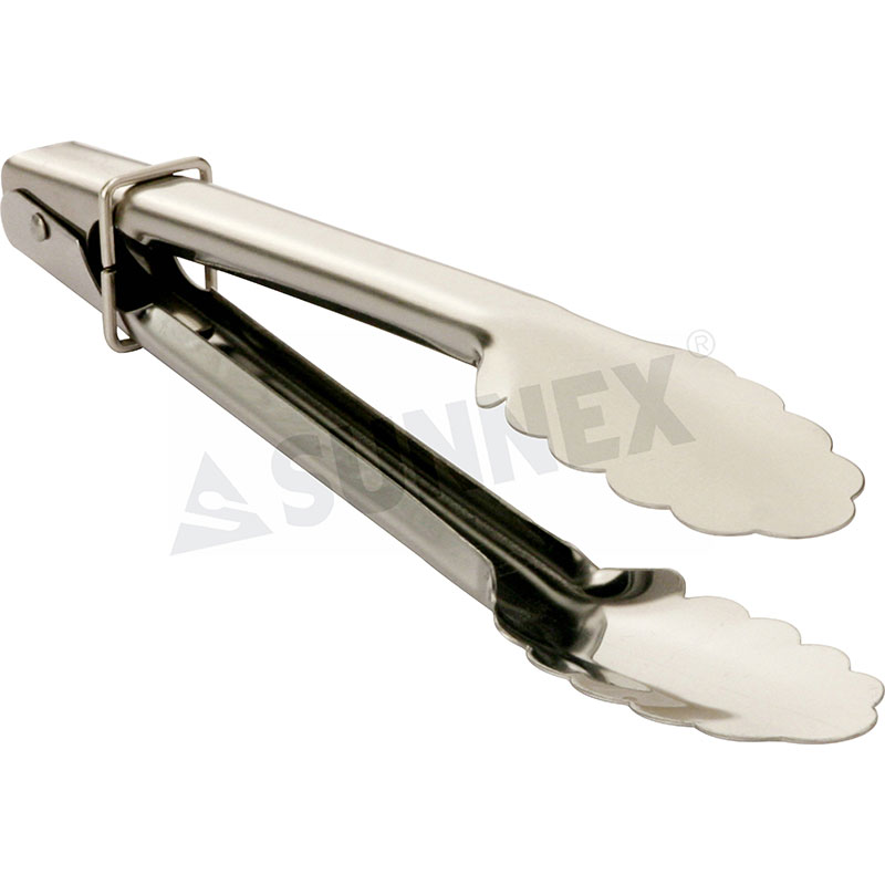 Stainless Steel Long Grill Tongs 23cm