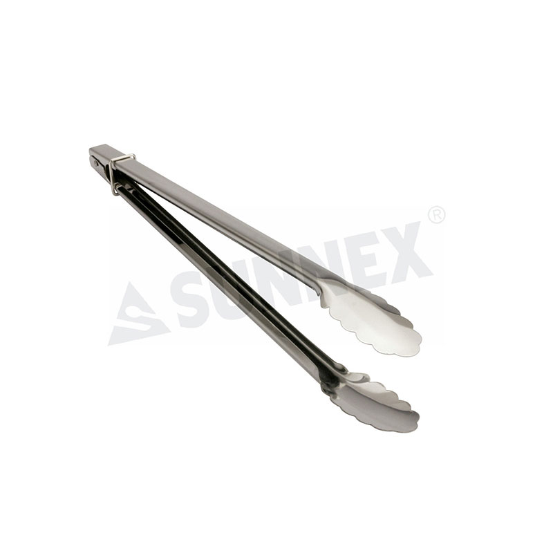 Stainless Steel Long Grill Tongs 30cm