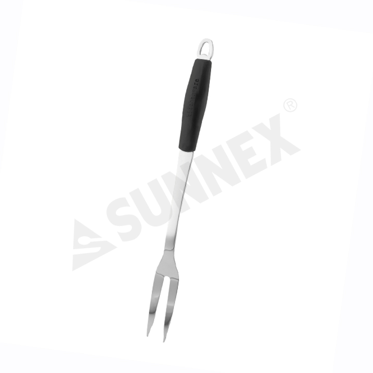 Stainless Steel Meat Fork With Silicone Handle