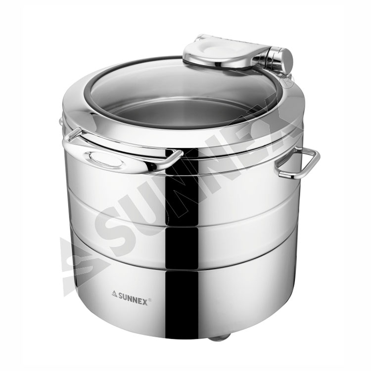 Chafer Stainless Soup Station Induction Chafer با پایه کامل