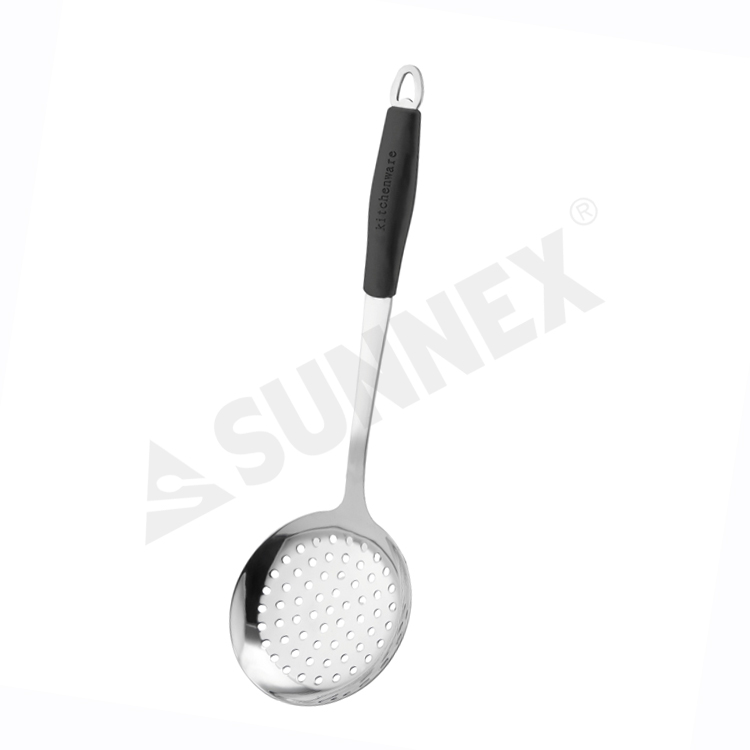 Stainless Steel Wire Skimmer With Silicone Handle