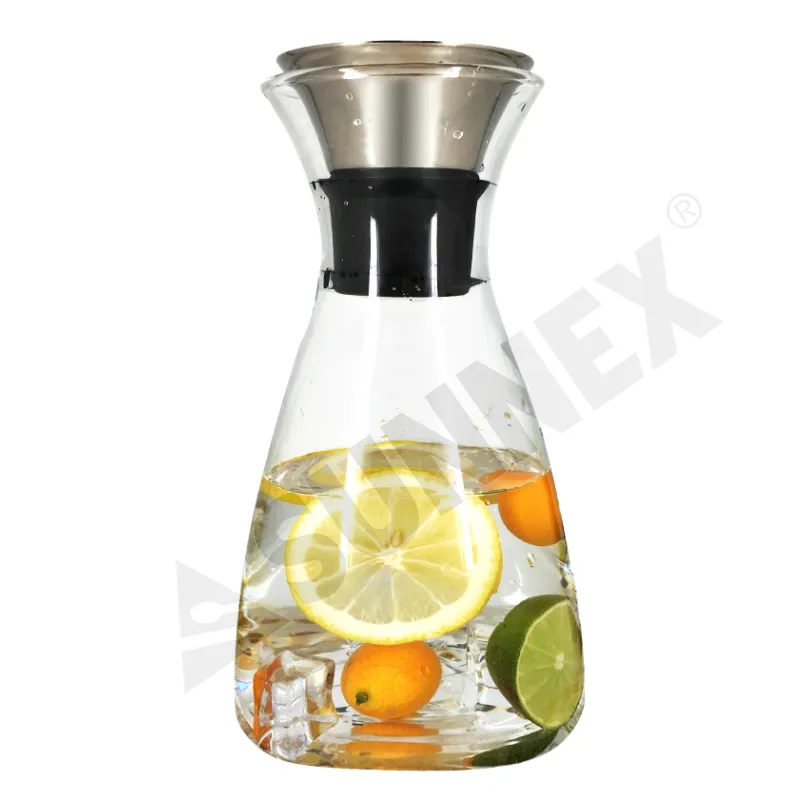 Triangle Water Carafe With Lid 1.0ltr 1.5ltr