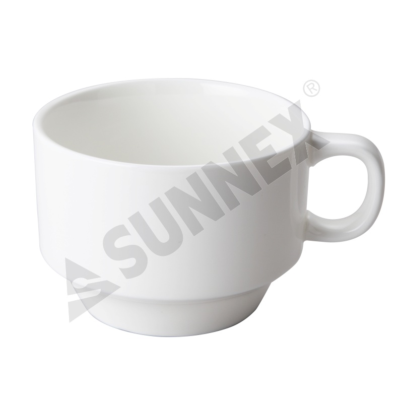 White Color Porcelain Coffee Cup