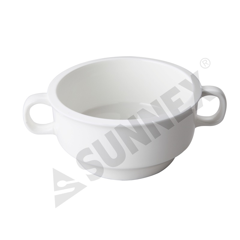 White Color Porcelain Soup Bowl