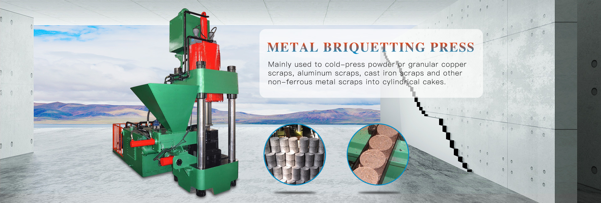 Metal briquetting machine Manufacturer