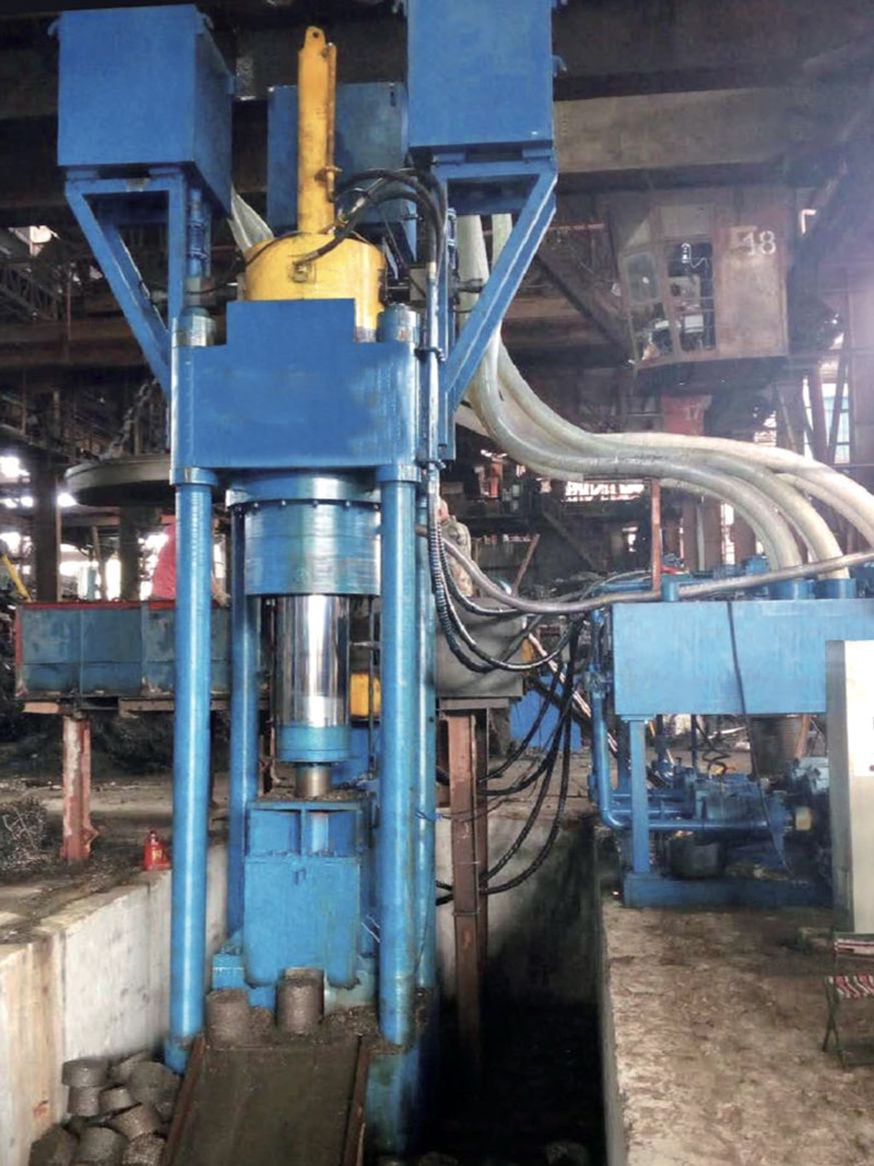 آلة ضغط خردة الحديد والنحاس والفولاذ الهيدروليكي - 0