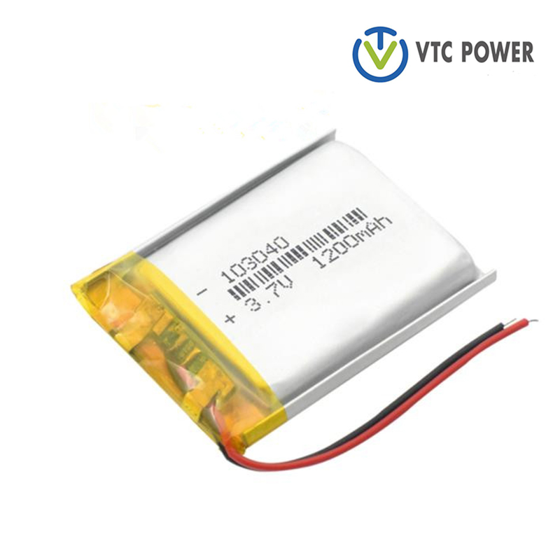 103040 1200mAh 3.7V lithium Ion Polymer Battery For MP3 Player Navigator Speacker Power Bank DVD GPS VR DVR MP4 MP5