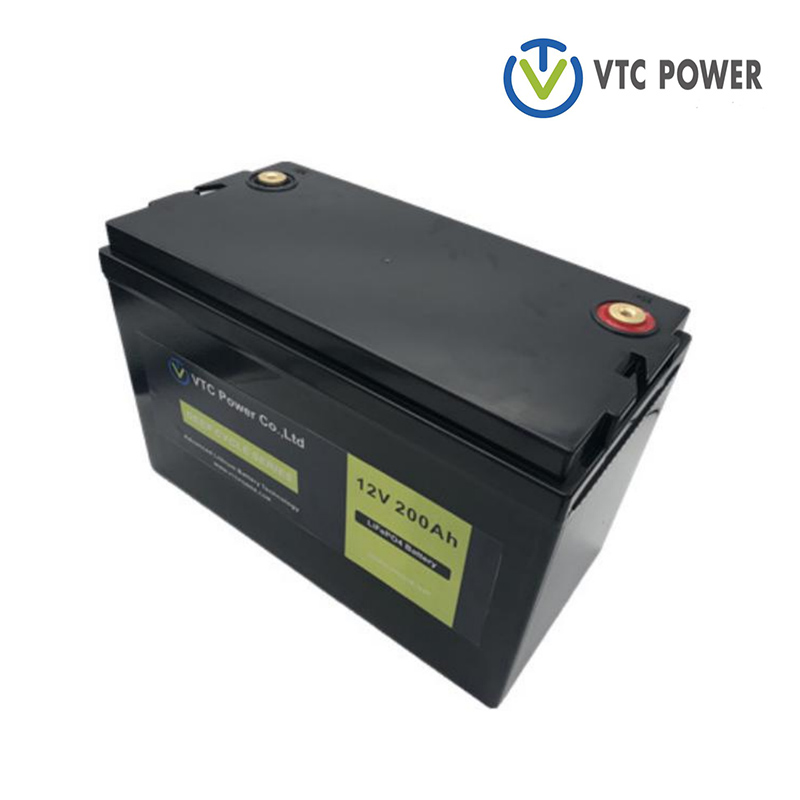 Batteripaket 12v 200Ah litiumjonbatteripaket