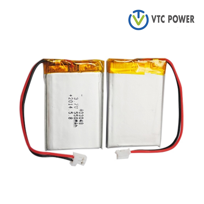 3.7V 403048 550mAh Lithium Polymer Batteries