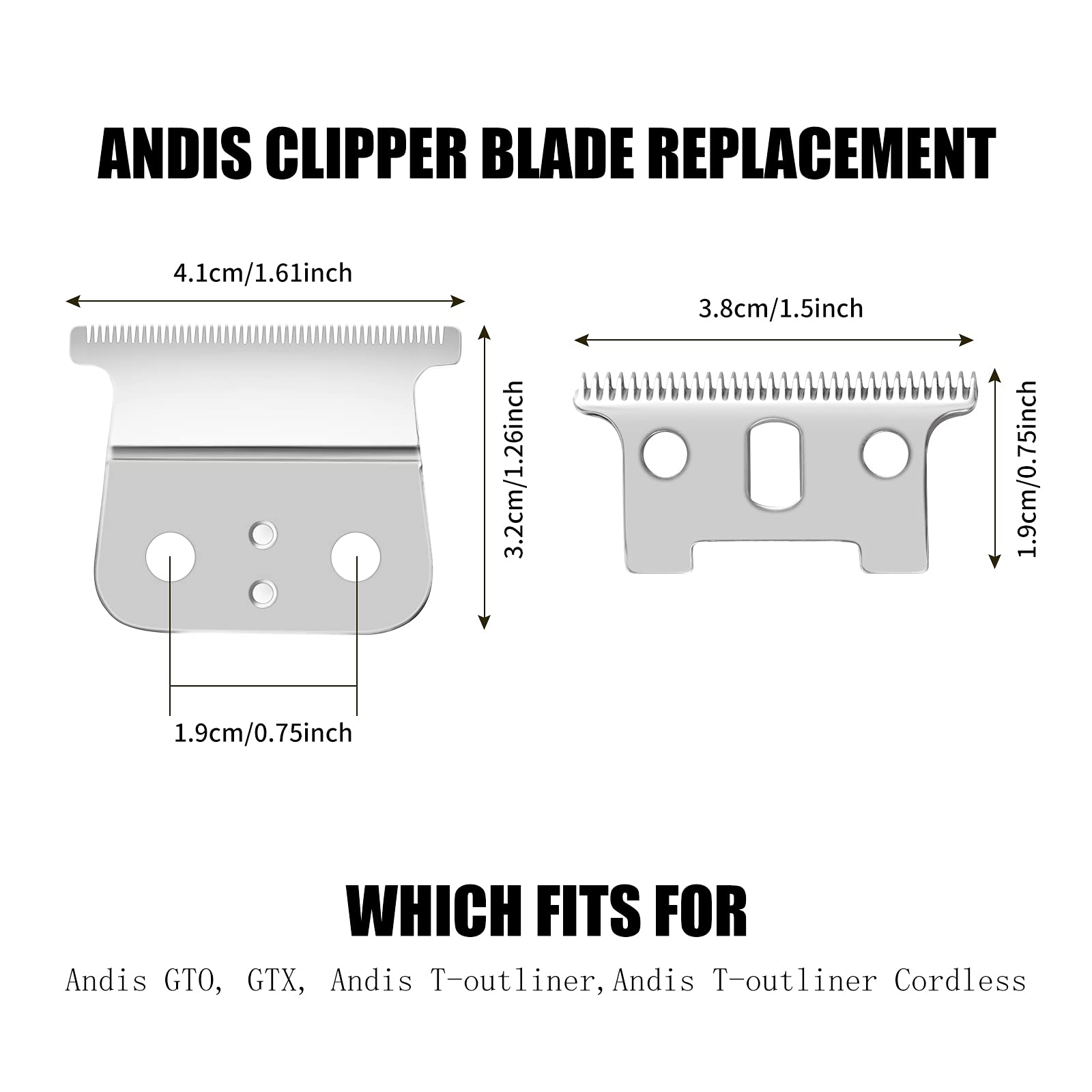 T Outliner Blades สำหรับ Andis - 1 