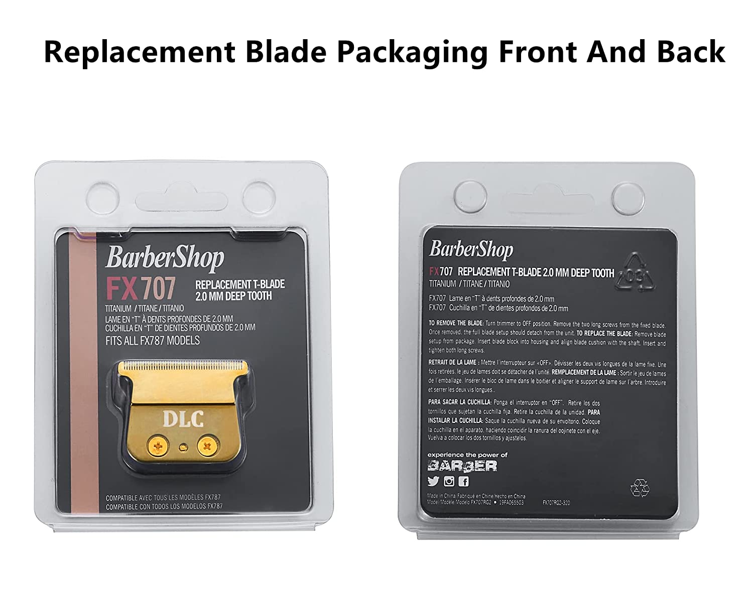 Replacement Blades for BaBylissPRO-Ceramic