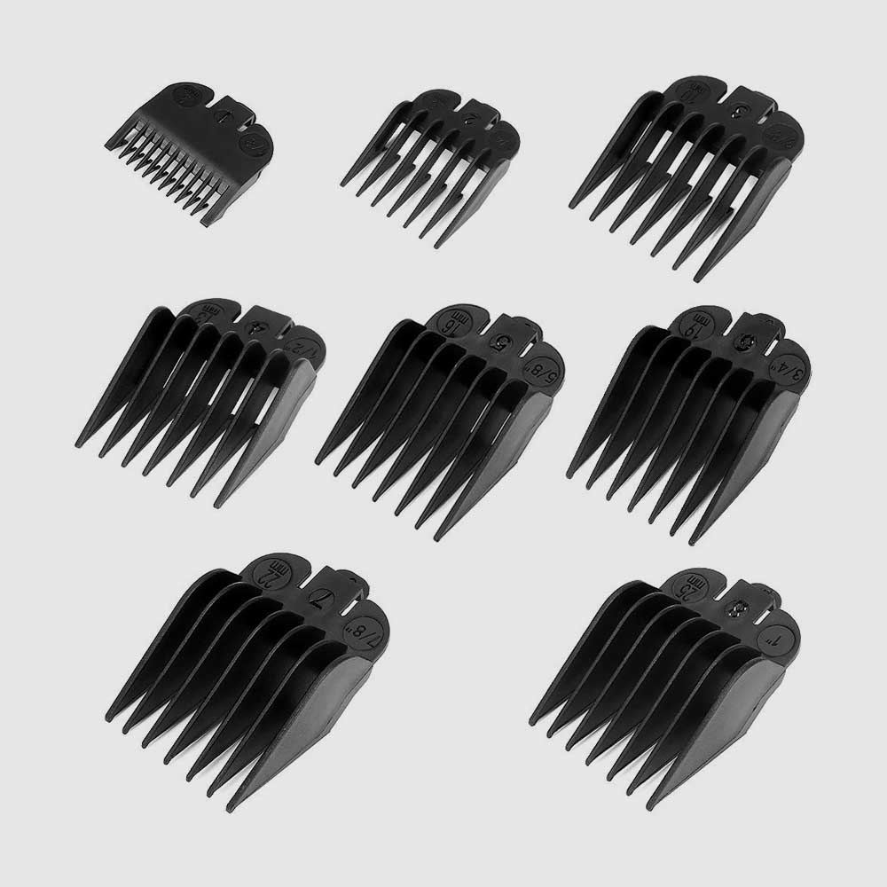 Black Hair Clipper Guide Combs