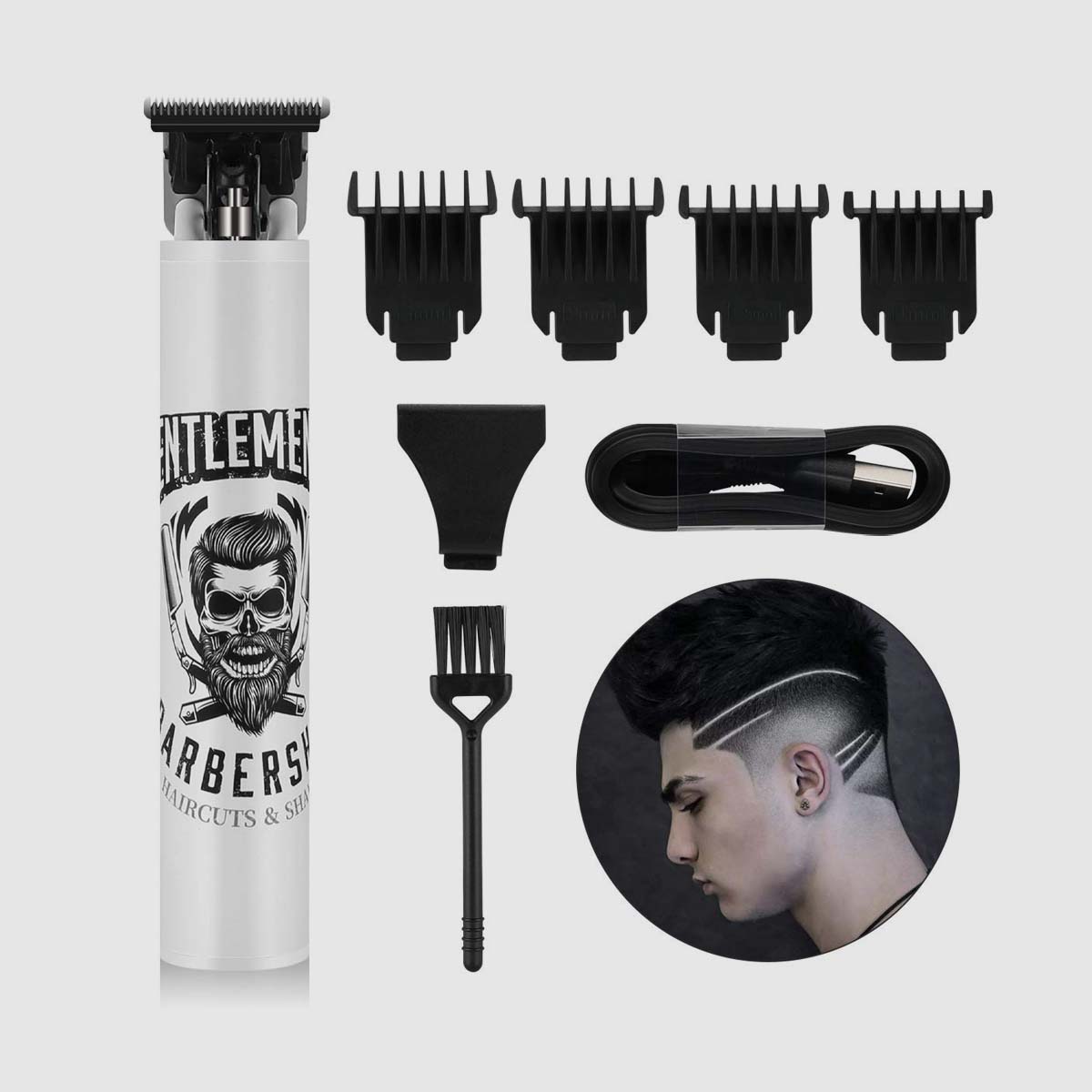 Electric Pro Li Outliner Clippers Barber Grooming Kit - 0 