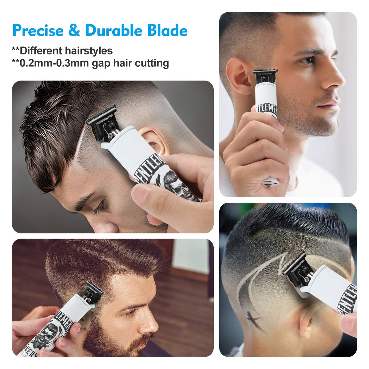 Electric Pro Li Outliner Clippers Barber Grooming Kit - 2