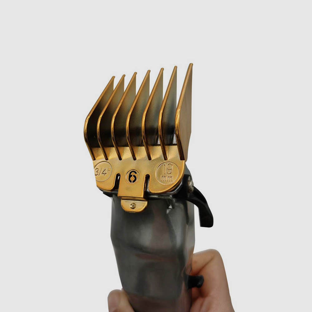 Gold Hair Clipper Guide Combs - 3