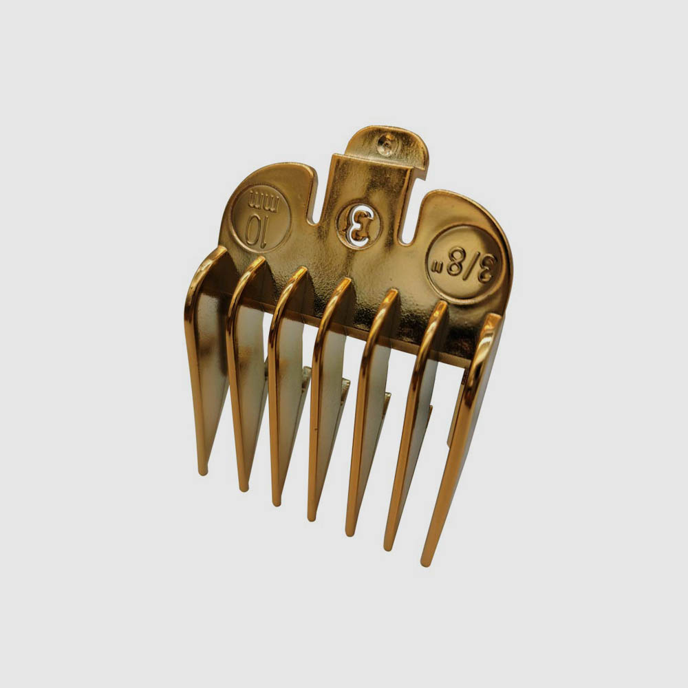 Gold Hair Clipper Guide Combs - 7 