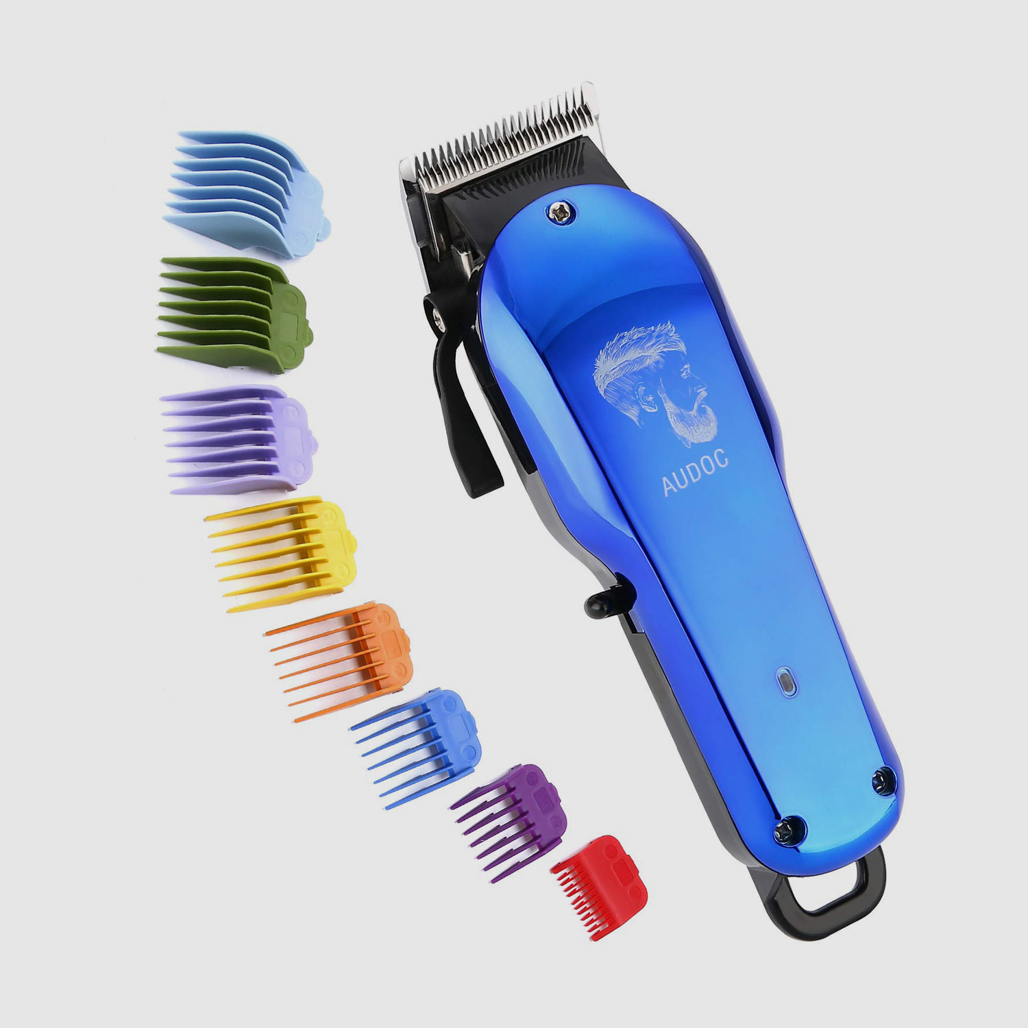 Kit de corte de cabelo para cabeleireiros masculinos.