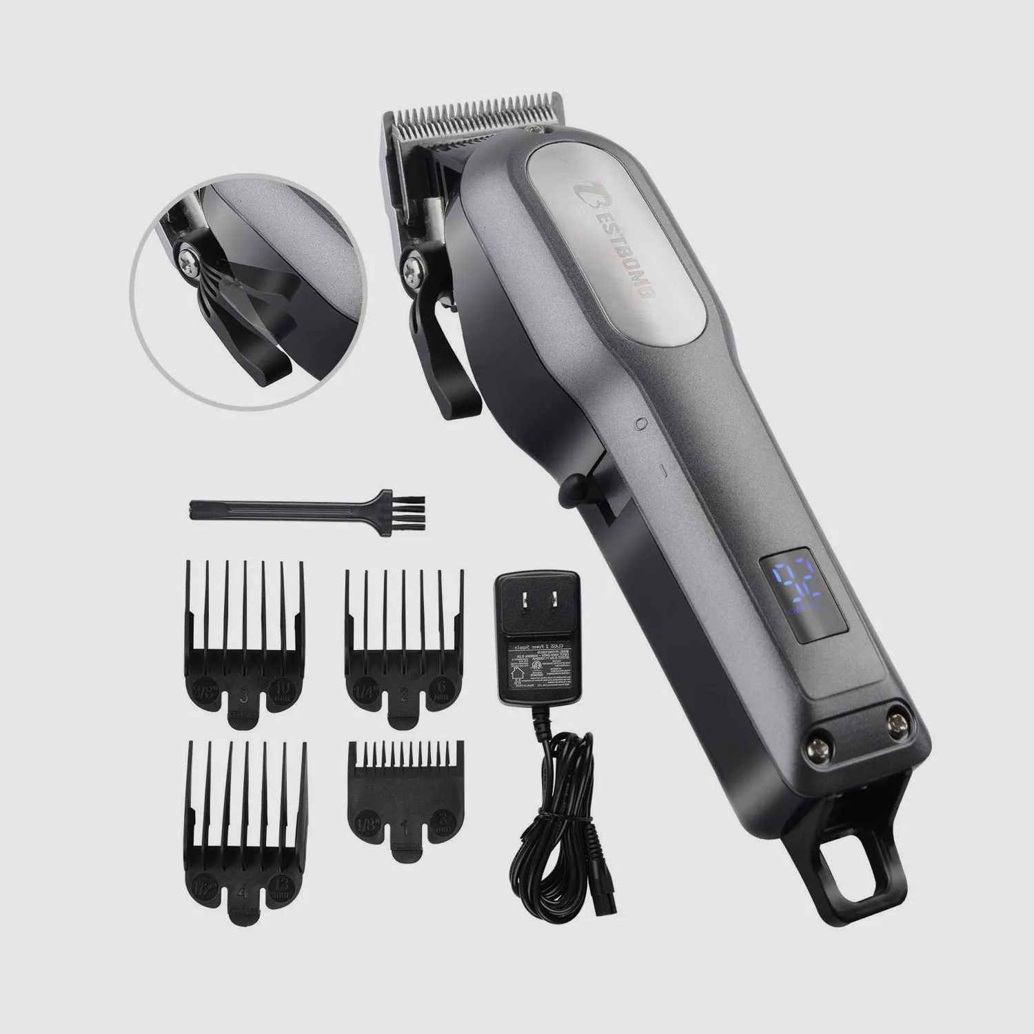 Domus Hair Barbour Officium Trimmers cum praecisione Laminae gravis motor LED Display