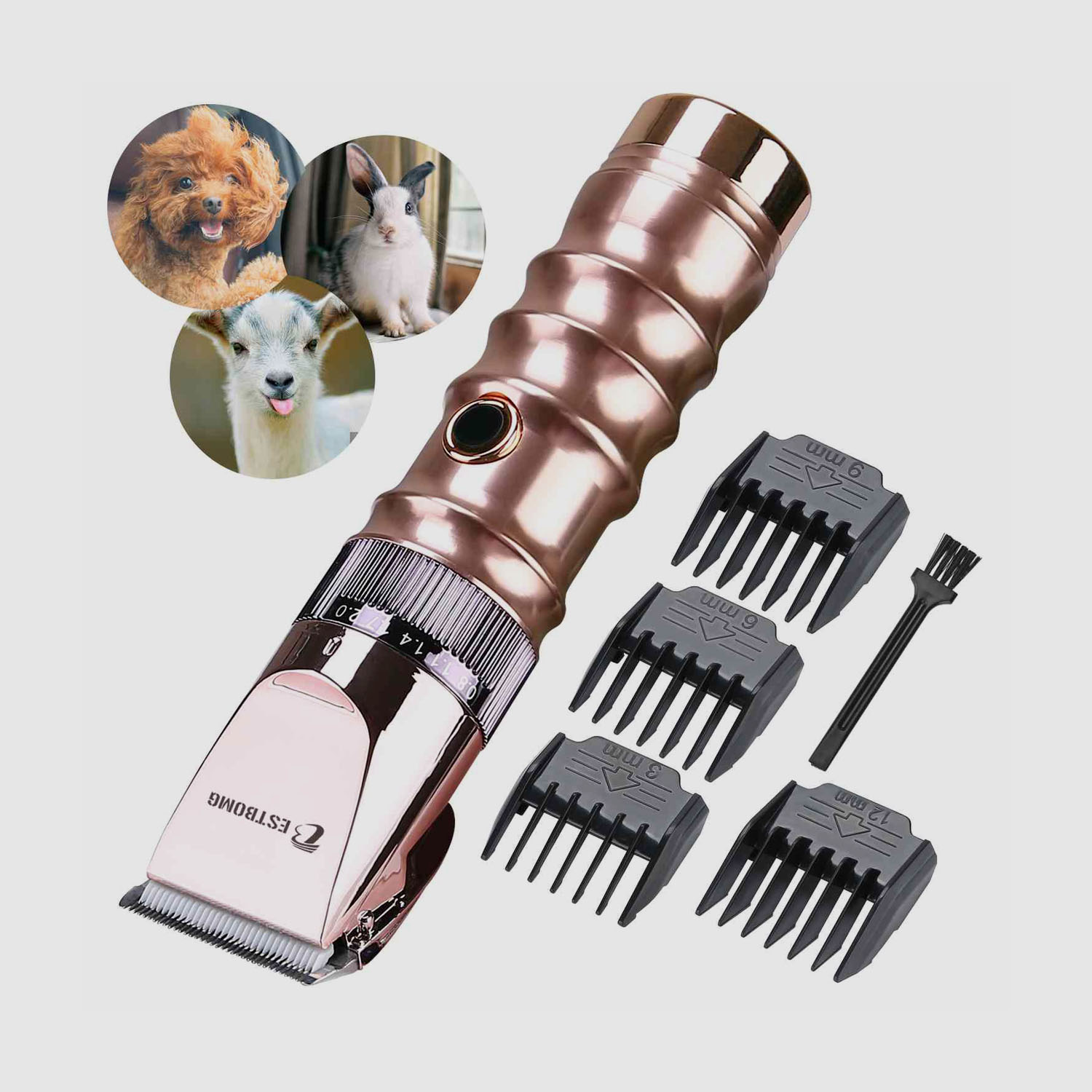Aufladbares Haustier-Haarschneidegerät der Pro-Serie