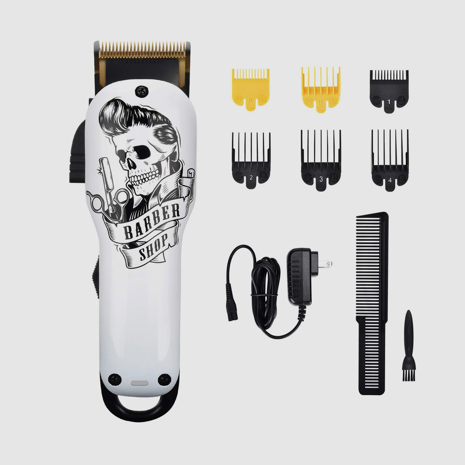 Kit de máquina de corte de cabelo elétrico profissional - 0