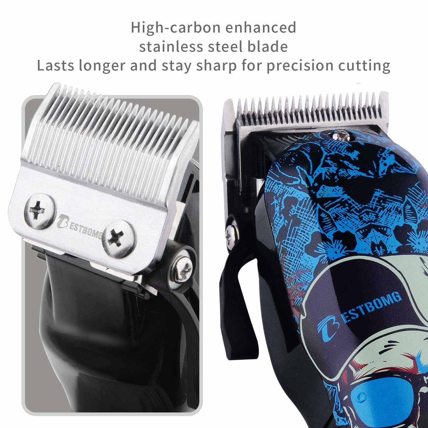 Conjunto de kit profissional para corte de cabelo com alavanca cônica - 2 