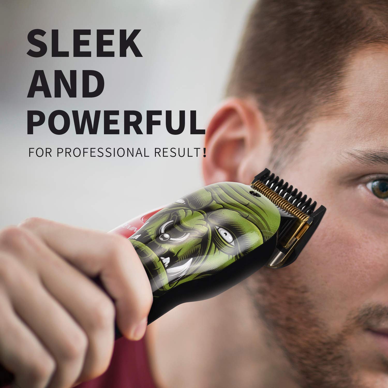 Professional Quiet Cordless Rechargeable Hair Clippers - 6