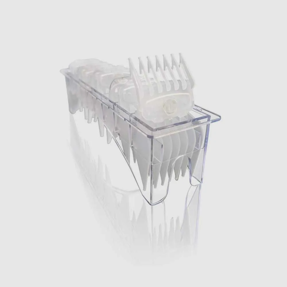 White Hair Clipper Guide Combs