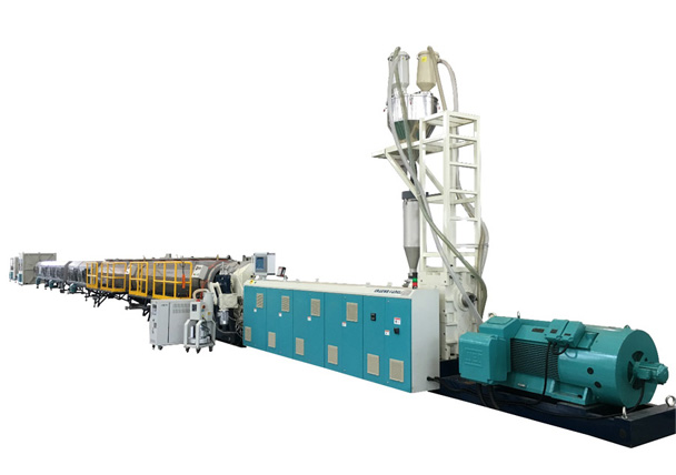 Performance characteristics of PE pipe extrusion line