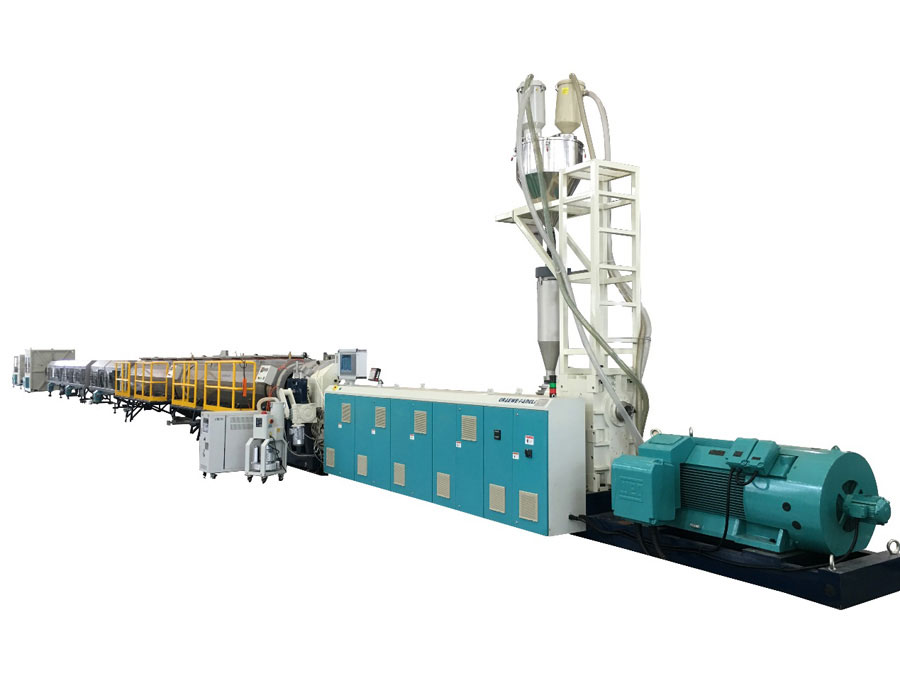 What are the advantages of extrusion line of PE pipe?
