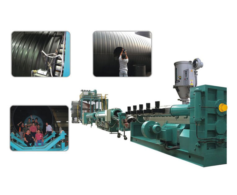 Customized Extrusion Equipment for Type A Structural Wall Winding Pipe character and advantages