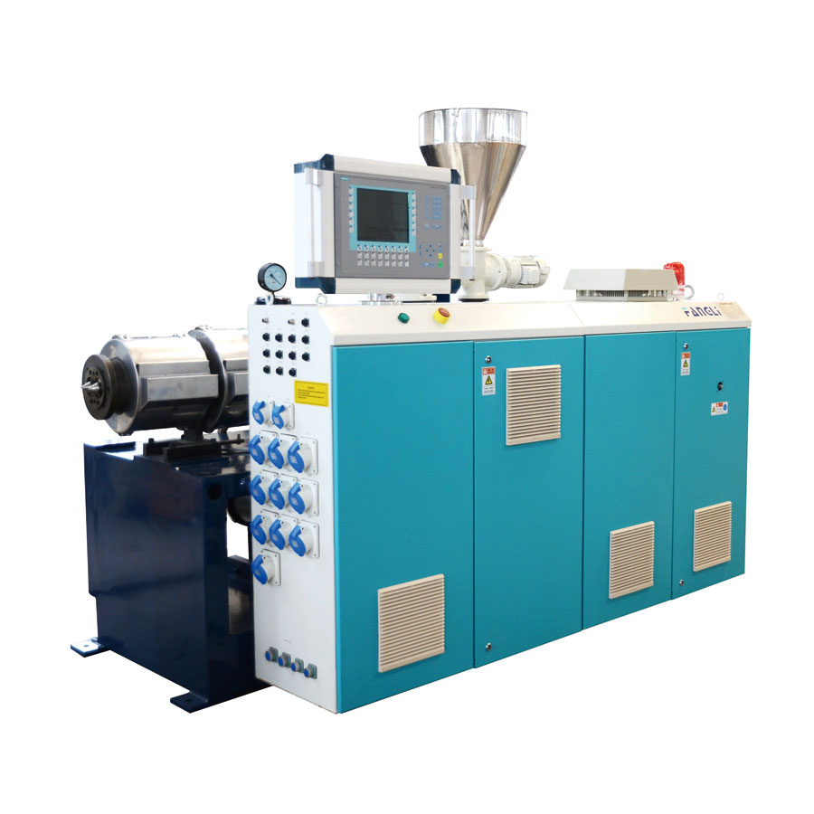 Conical Type Twin-Screw Plastic Extruder