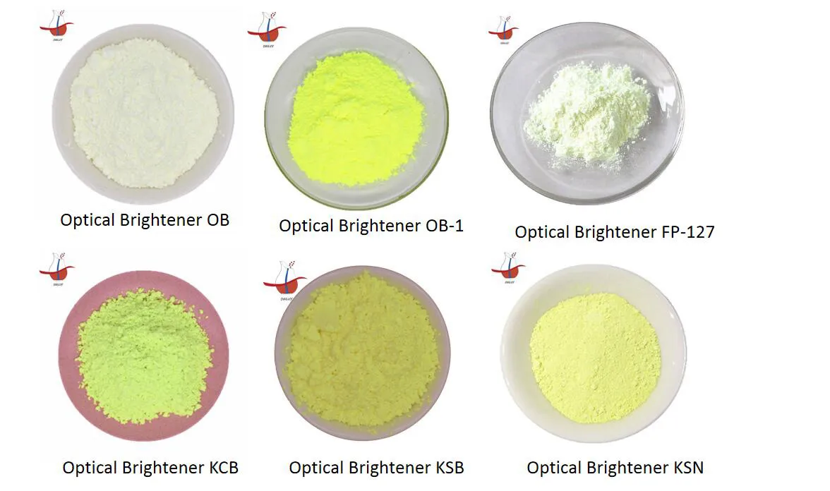 Types of optical brighteners/fluorescent whitening agent