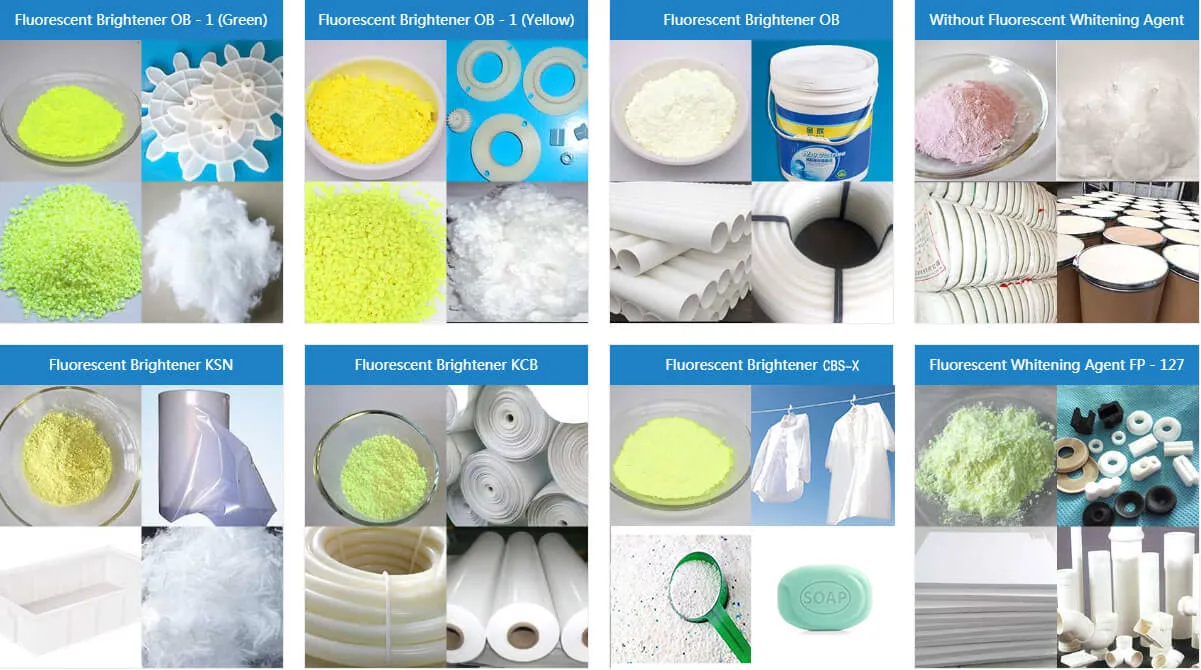 The plastic raw material and optical brightener can affect the whitening effect of plastics