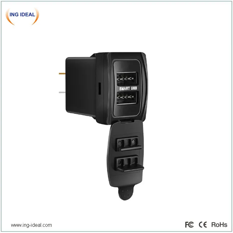 Built-In 4.8A Bus Car Charger For Toyota