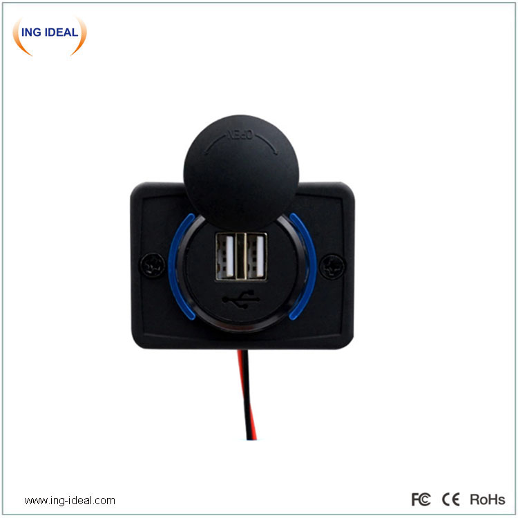 Flat Type Usb Charger Auto Easy Install - 0 