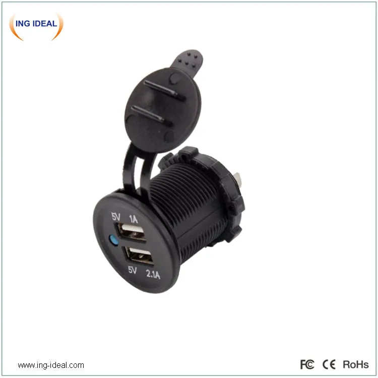 Flush Mount Bus Dual Usb Charger