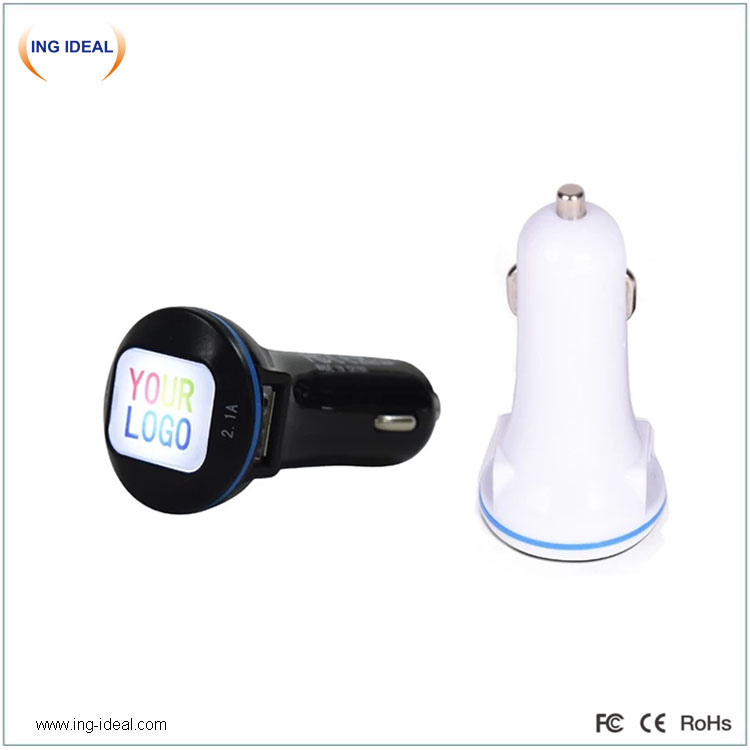 Led Logo Car Phone Chargers For Promotion - 1