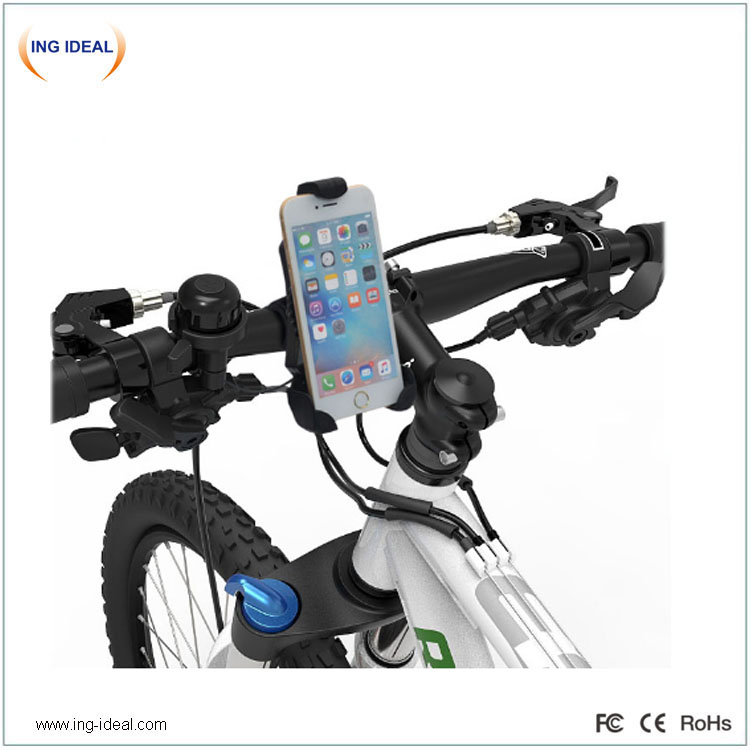 Pengecas Telefon Bimbit USB Motorbike Dengan Pemegang Telefon