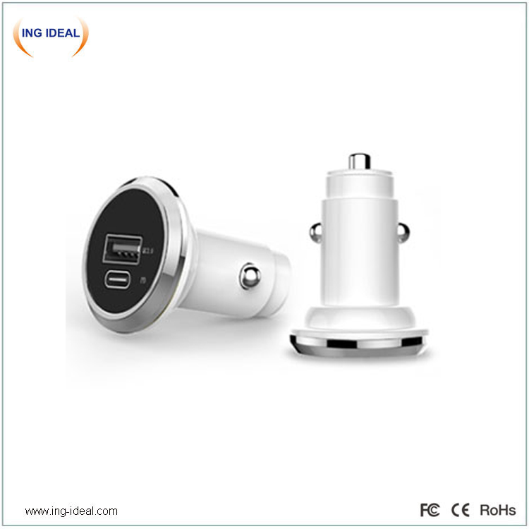 Pd Car Chargers With QC3.0 USB Port - 4 