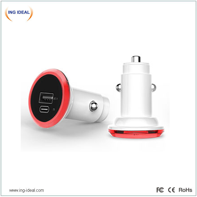Type C QC3.0 Car Charger For Smart Phone - 2