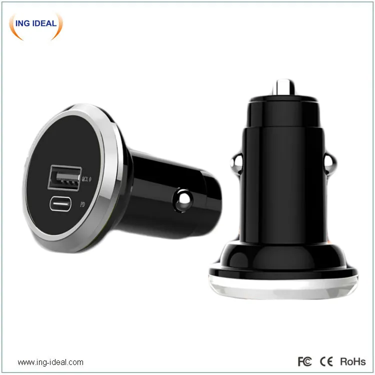 Type C QC3.0 Car Charger For Smart Phone