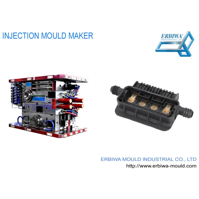 Mga Bahagi ng Connector Mold na May Metal Overmoulding