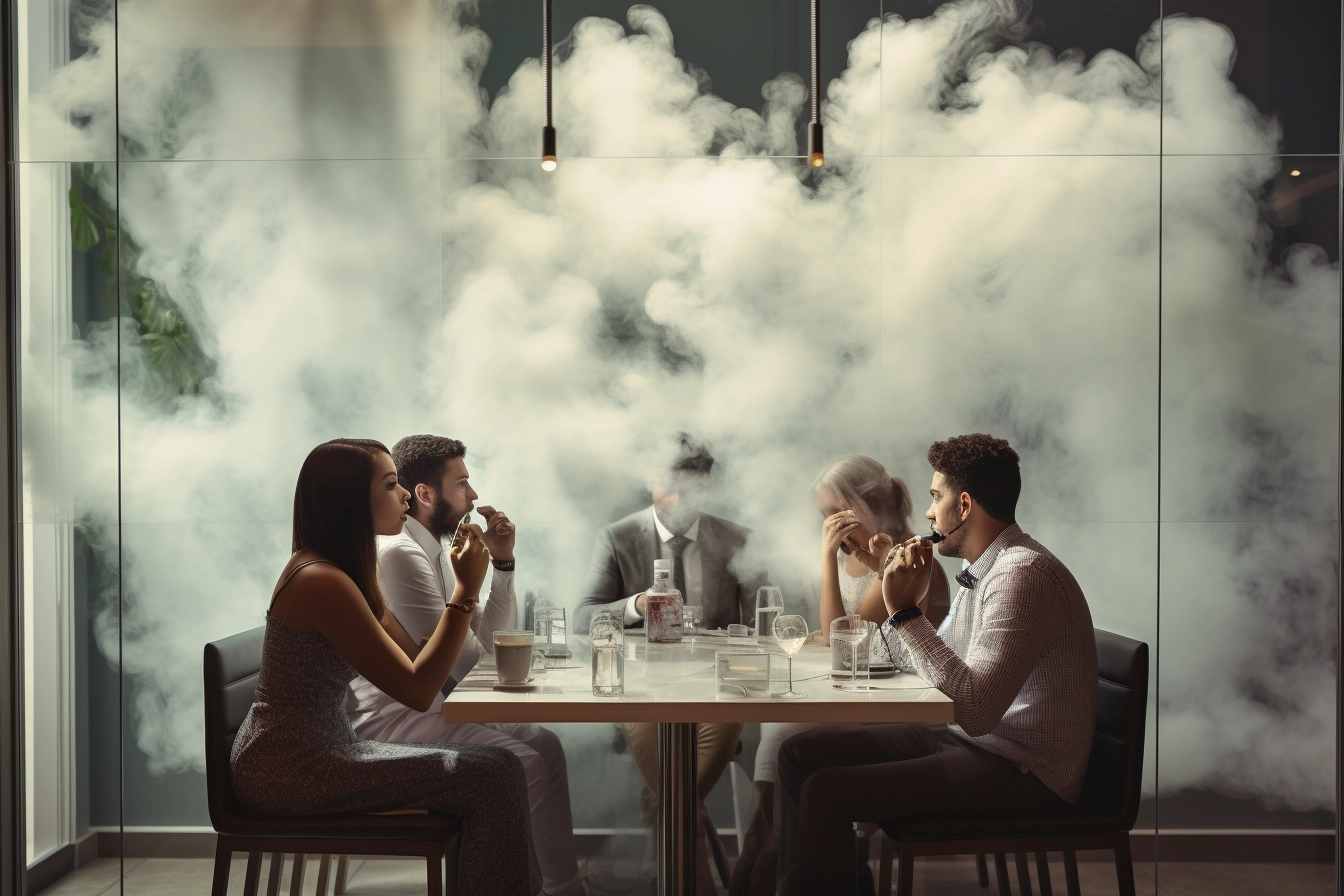 Καθαρισμός του αέρα: Ασφάλεια εισπνοής παθητικού καπνού ατμίσματος