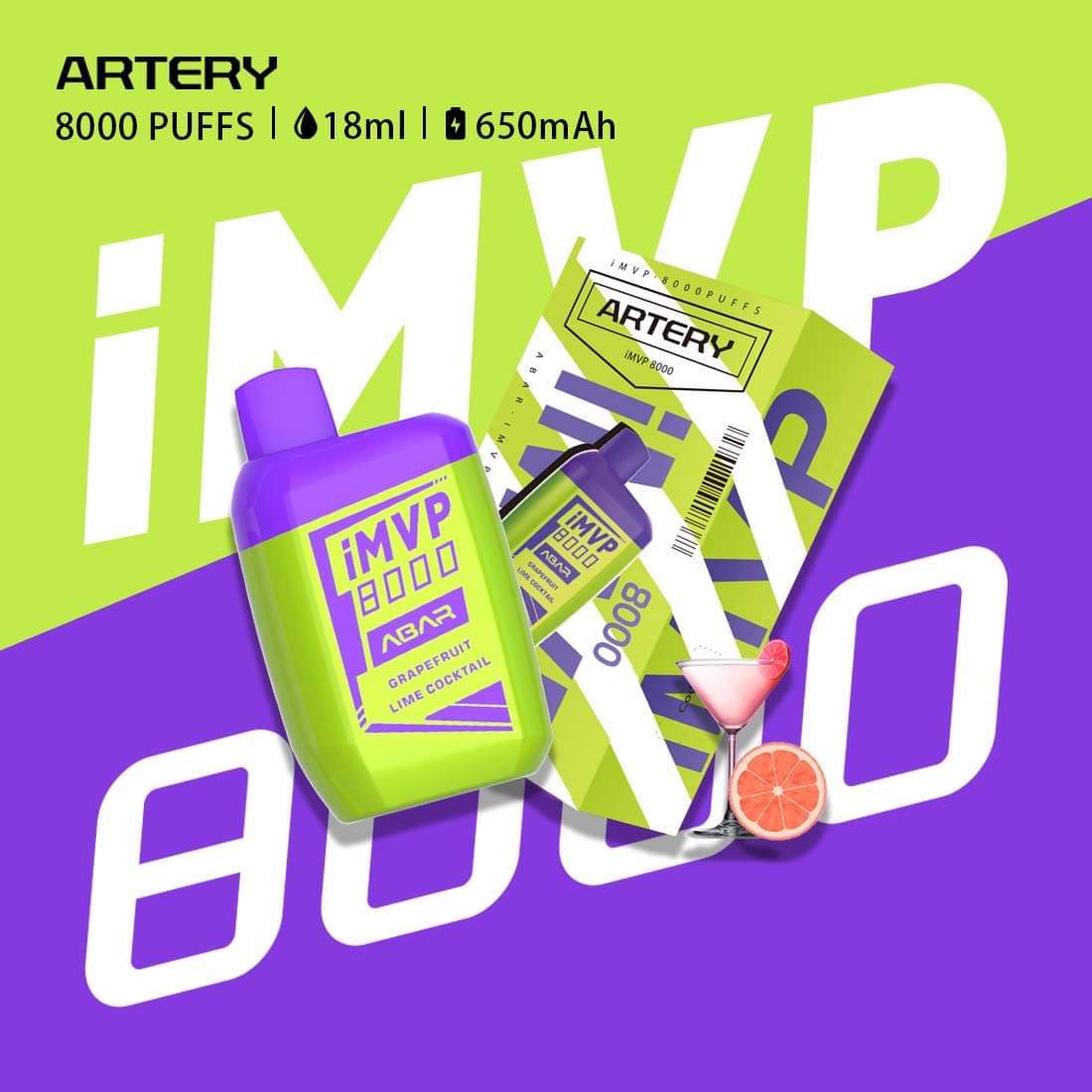 Artery iMVP 8000 Puffs - 0 
