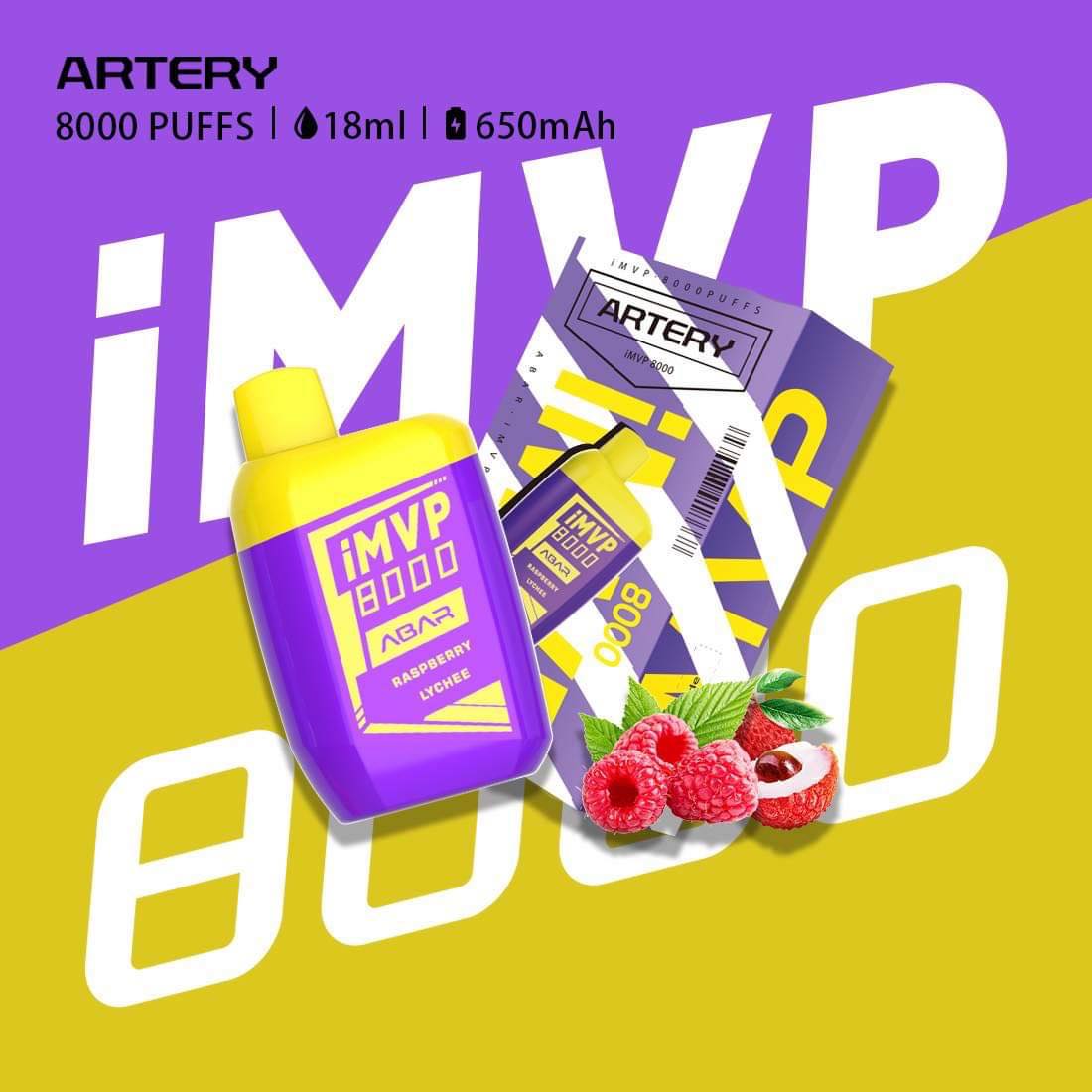 Artery iMVP 8000 Puffs - 5 