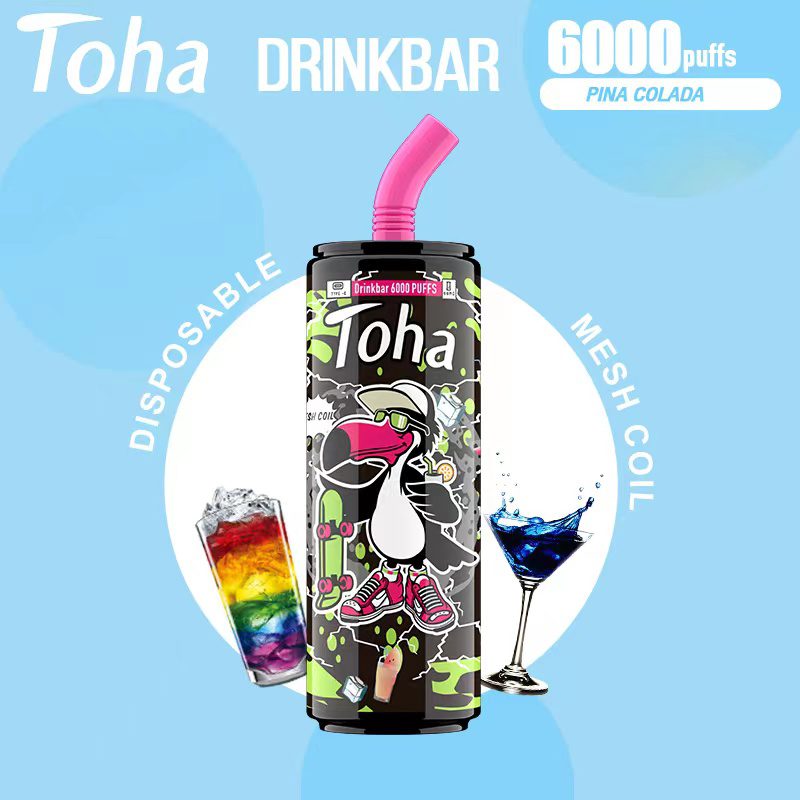 Toha DRINKBAR 6000Puffs 使い捨てベープサプライヤー Terno 工場直接卸売 - 3 