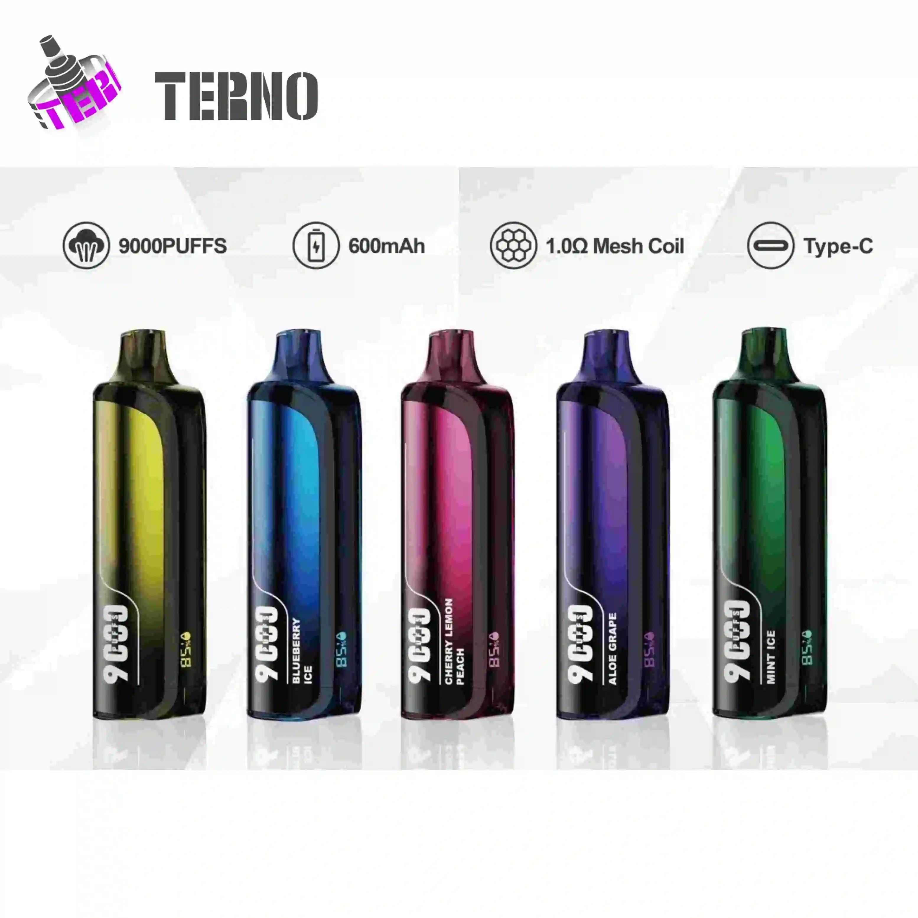 TERNO 9000 퍼프 일회용 Vape 제조업체