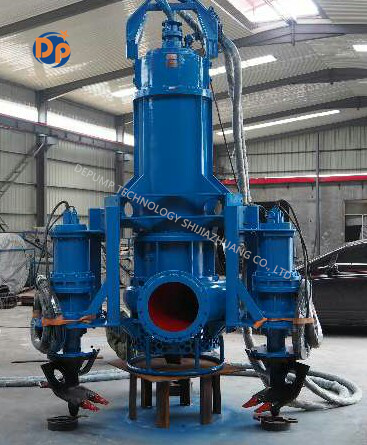 Auxiliary impeller and wear prevention method of submersible slurry pump